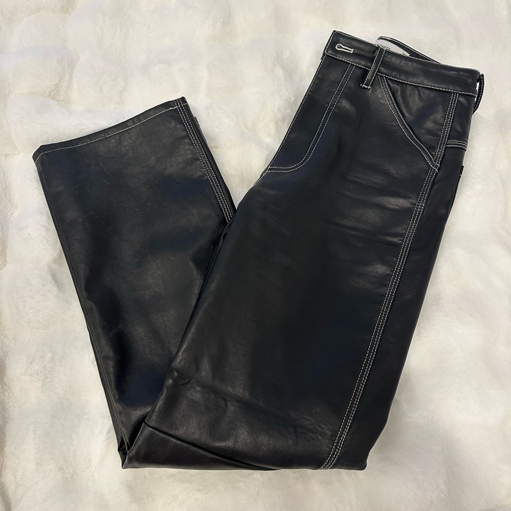 Black Leather Pants